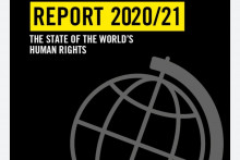 Насловница извјештаја Амнести интернашнала за 2020.