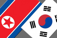 &lt;p&gt;Заставе Сјеверне и Јужне Кореје&lt;/p&gt;
