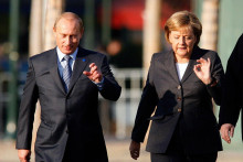 &lt;p&gt;Путин и Меркел&lt;/p&gt;
