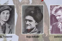 &lt;p&gt;Будо Томовић, Бајо Секулић и Јовица Рибар&lt;/p&gt;
