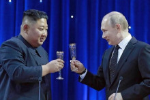 &lt;p&gt;Ким Џонг Ун и Владимир Путин&lt;/p&gt;
