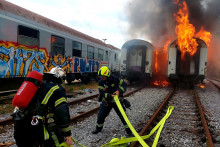 &lt;p&gt;Пожар на Главној жељезничкој станици у Загребу&lt;/p&gt;
