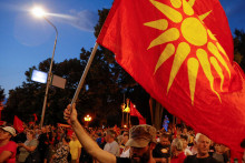 &lt;p&gt;Protest u Skoplju zbog Makronovog plana&lt;/p&gt;

