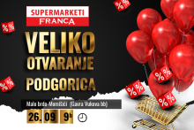 &lt;p&gt;Supermarket Franca u Podgorici na novoj lokaciji&lt;/p&gt;
