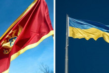 &lt;p&gt;Црногорска и украјинска застава&lt;/p&gt;

