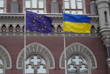 &lt;p&gt;Evropska unija i Ukrajina, zastave&lt;br /&gt;
Ilustracija&lt;/p&gt;
