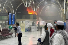 &lt;p&gt;Požar na aerodromu u Bagdadu&lt;/p&gt;
