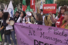 &lt;p&gt;Protest u Lisabonu&lt;/p&gt;
