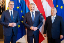&lt;p&gt;Vučić, Nehamer i Orban&lt;/p&gt;