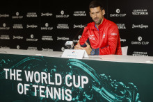 &lt;p&gt;Novak Đoković na konferenciji za medije u Valensiji&lt;/p&gt;