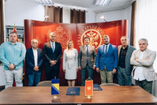 <p>Predstavnici dva državna arhiva</p>