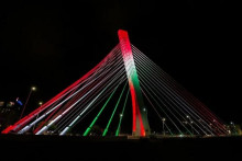 &lt;p&gt;Most Milenijum večeras u bojama palestinske zastave&lt;/p&gt;