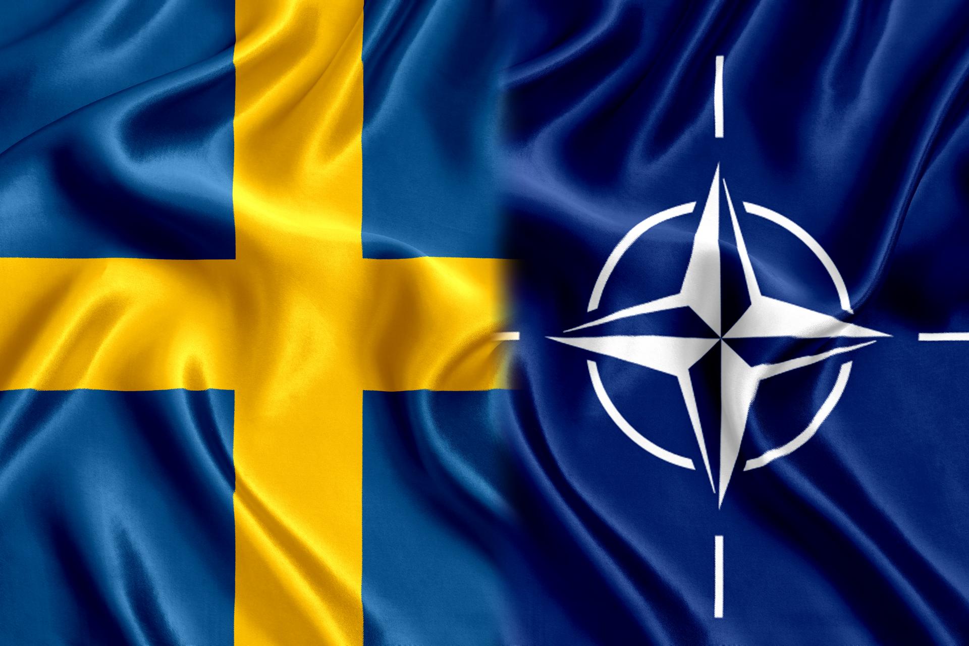 Швеция в нато официально. Швеция в НАТО. Финляндия и Швеция в НАТО. Флаг НАТО. Швеция НАТО флаг.