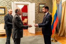 &lt;p&gt;Milatović sa ambasadorom Kolumbije&lt;/p&gt;