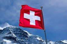 &lt;p&gt;Švajcarska, zastava&lt;/p&gt;
