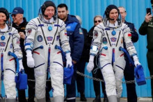 &lt;p&gt;Dajson, Novicki i Vasilevska prije ulaska u Sojuz&lt;/p&gt;