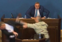 &lt;p&gt;Tuča u parlamentu Gruzije&lt;/p&gt;