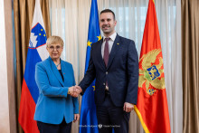 &lt;p&gt;Predsjednica Slovenije Nataša Pirc Musar tokom sastanka sa predsjednikom Vlade Milojkom Spajićem&lt;/p&gt;