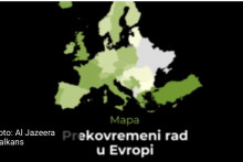 &lt;p&gt;Mapa prekovremenog rada u Evropi&lt;/p&gt;