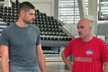&lt;p&gt;Vučević sa trenerom Podgorice&lt;/p&gt;