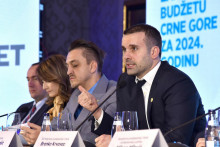 &lt;p&gt;Milojko Spajic, Novica Vukovic, Predstavljanje budzeta 2024, budzet, budzet 2024&lt;/p&gt;