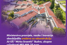 &lt;p&gt;Za rekonstrukciji OŠ ”Mirko Srzentić” 493.686 eura&lt;/p&gt;