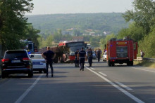 &lt;p&gt;Sudar autobusa i kamiona u Beogradu&lt;/p&gt;