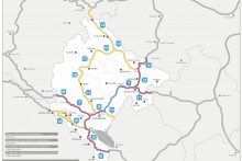 &lt;p&gt;Mapa izgrađenih autoputeva i planiranih autoputeva i brzih saobraćajnica&lt;/p&gt;