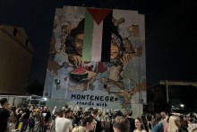 &lt;p&gt;Mural solidarnosti sa Palestinom u Podgorici&lt;/p&gt;