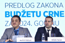 &lt;p&gt;Milojko Spajic, Novica Vukovic, Predstavljanje budzeta 2024, budzet, budzet 2024&lt;/p&gt;