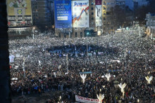 &lt;p&gt;Protest studenata na Slaviji&lt;/p&gt;