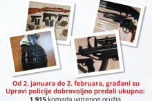 &lt;p&gt;Građani u subotu vratili 19 komada oružja, puškomitraljez, bombu...&lt;/p&gt;