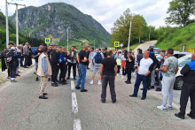 <p>Blokada opozicije u Šavniku</p>