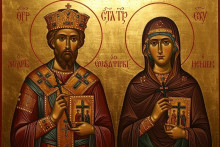 <p>Sveti car Konstantin i carica Jelena</p>