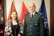 <p>Miodrag Vuksanović i Džudi Rajzing Rajnke</p>